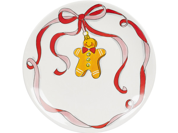 Bord 26cm Kerst Strik